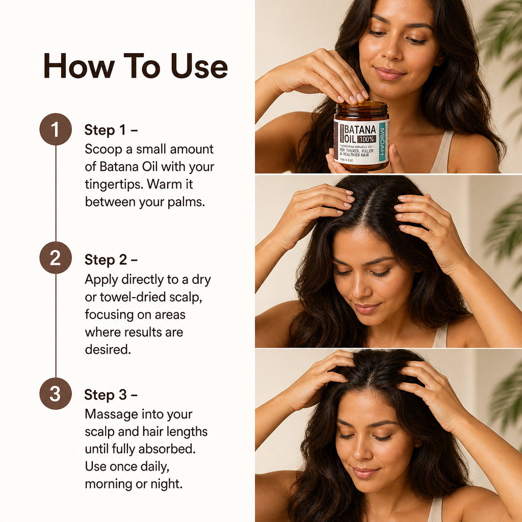 Batana Oil - For Thicker, Fuller & Healthier Hair